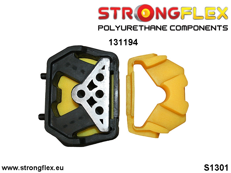 Engine rear mount inserts
