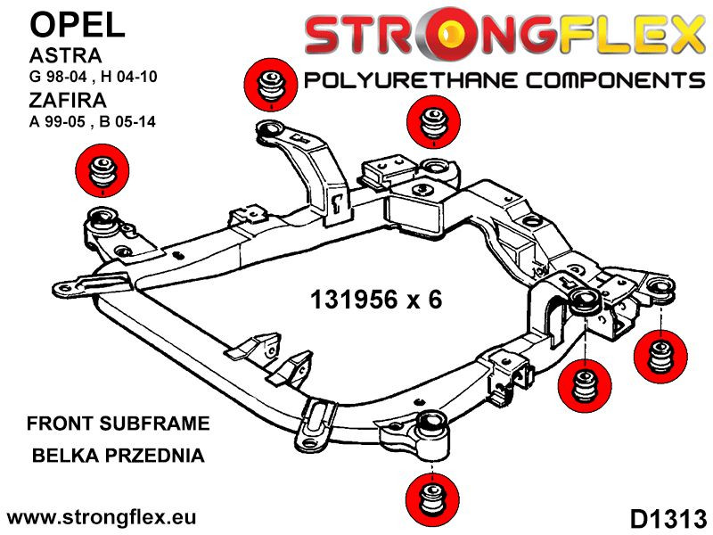 Front subframe bush SPORT
