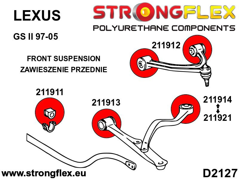 Full suspension bush kit SPORT