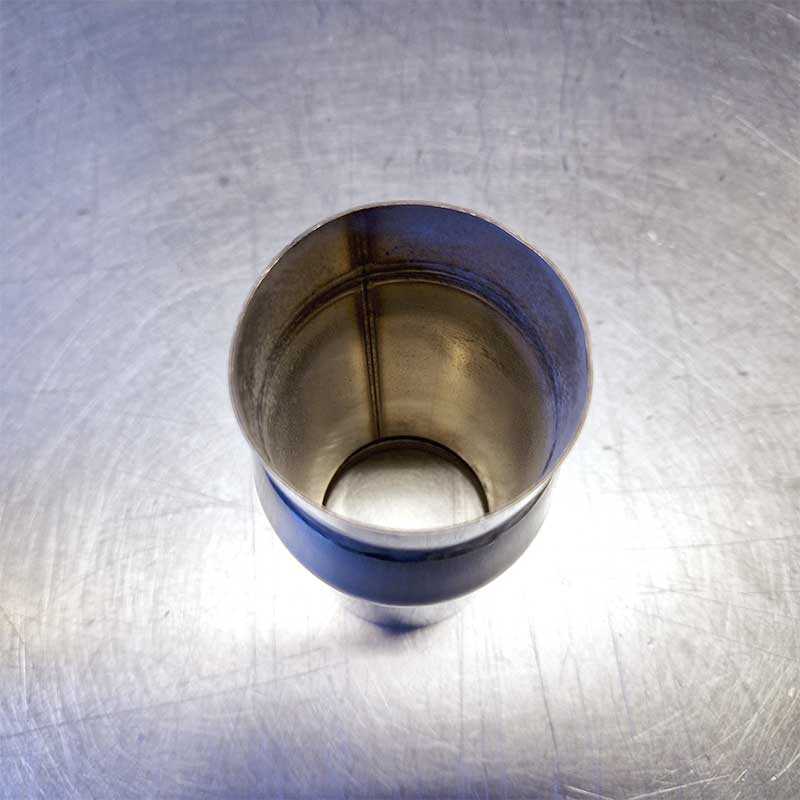 2,5" in med 3" Rakt utblås