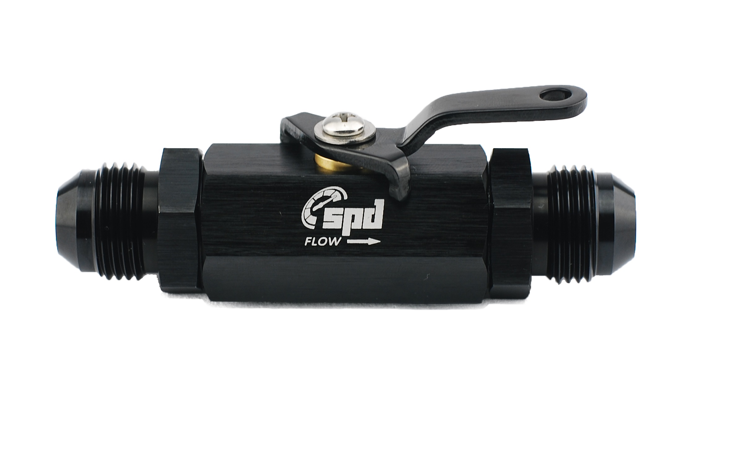 Shut-off valve AN12 black