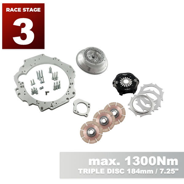 PMC RACE STAGE 3 Ford Barra - BMW M57N HGU HGK / N54 - 184mm / 7.25"