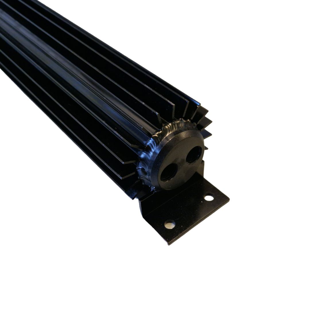 Fuel cooler Black 1/4 NPT 48cm (2 row)