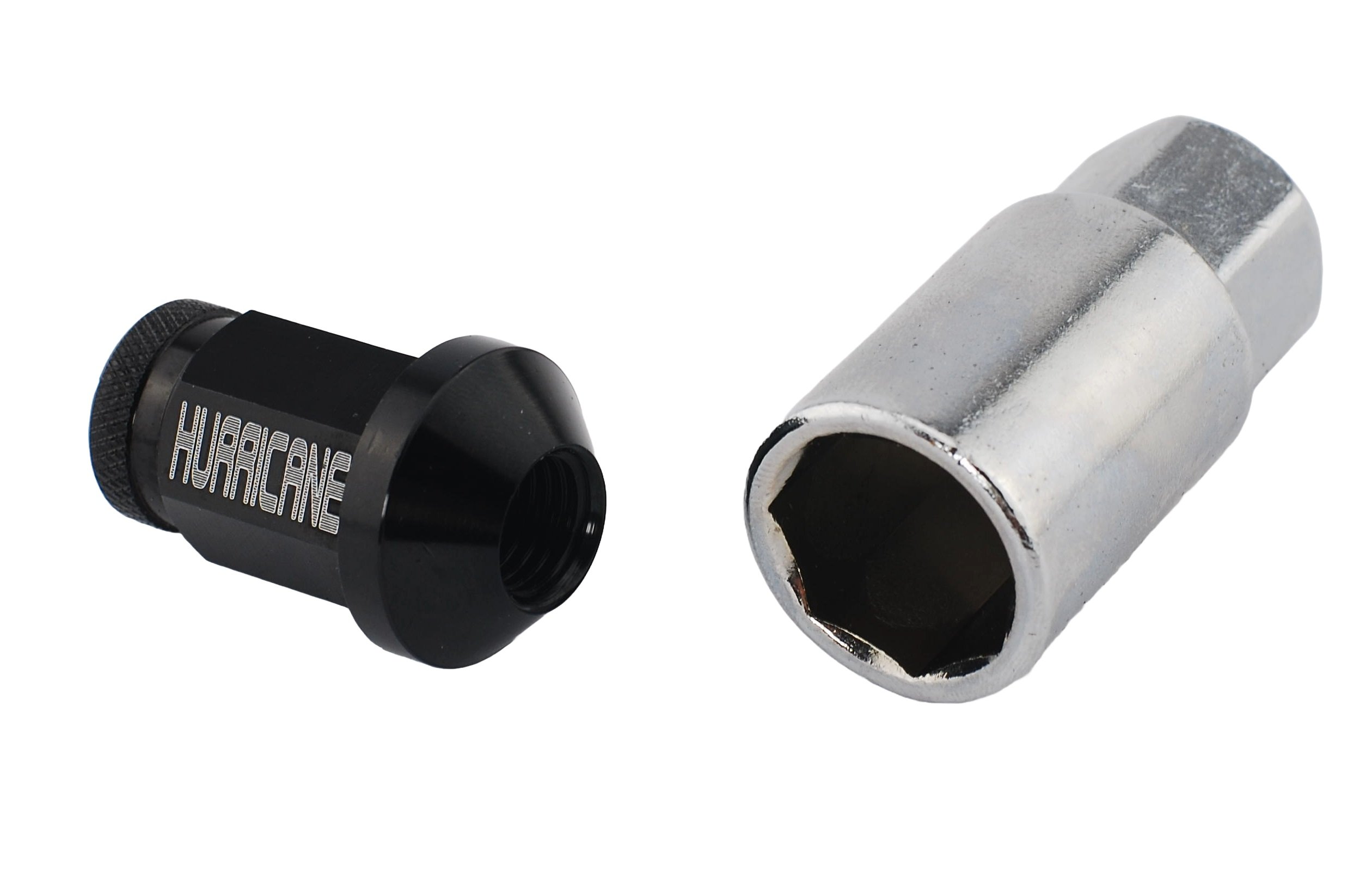 Wheel Nut Aluminum Black M12x1,25 (39mm)