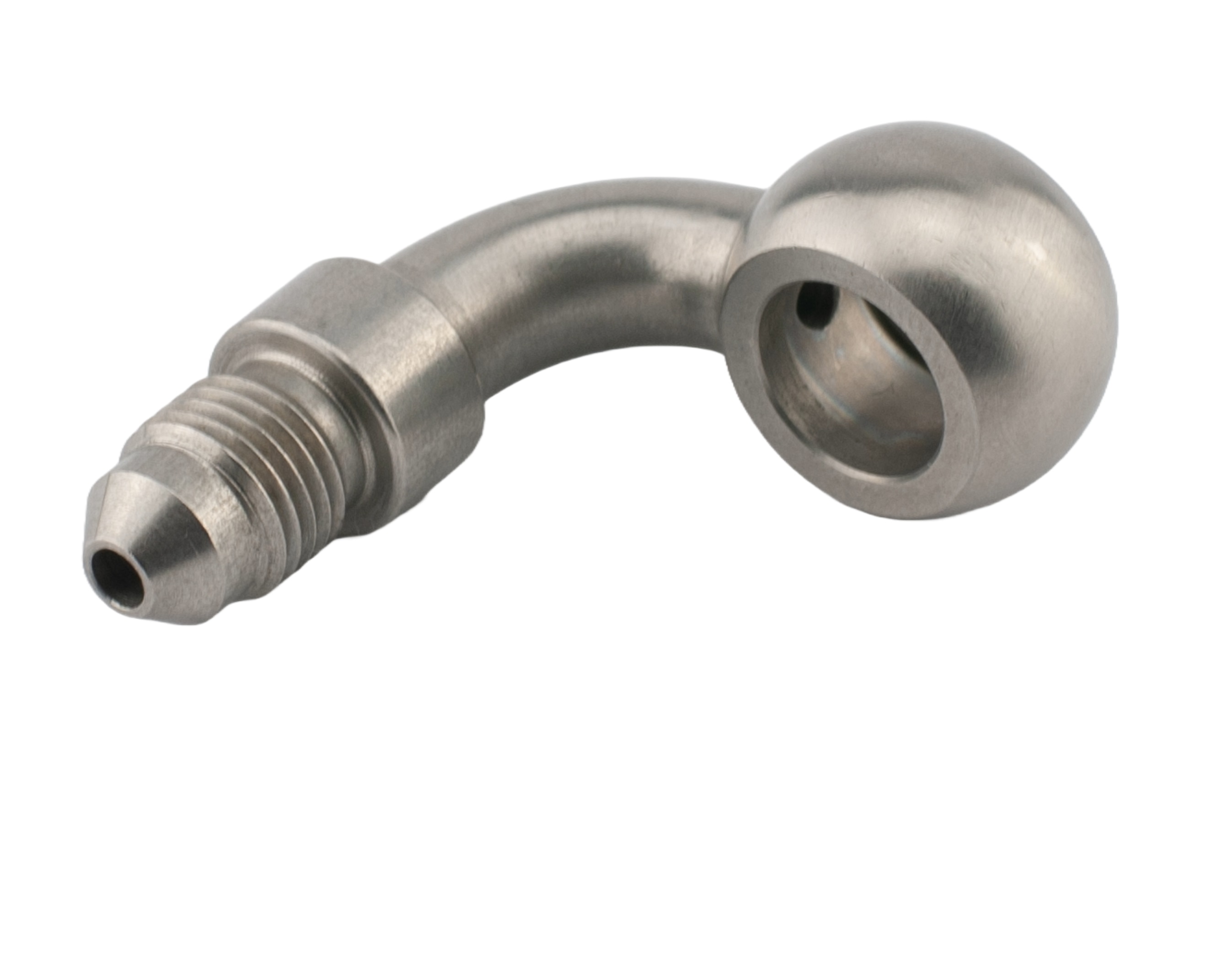 Banjo 90 ° AN3 (7/16" hole) Stainless Steel