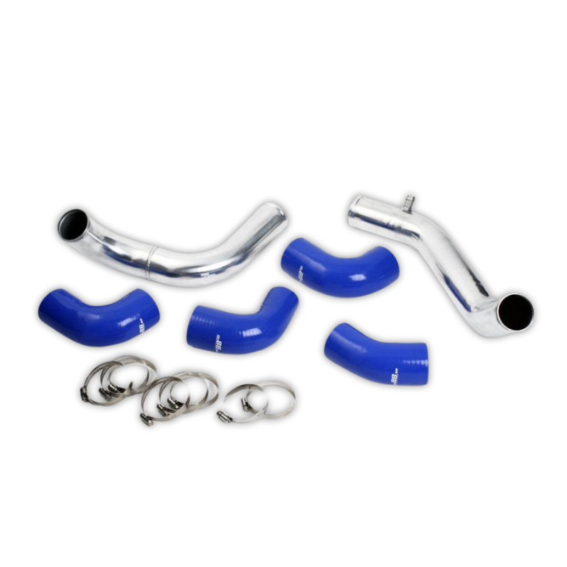 Volvo 7/940 Turbo Central connection pipe kit, blue hoses, standard throttle body