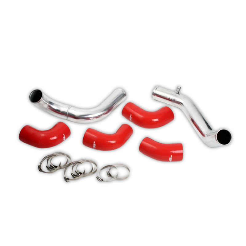 Volvo 7/940 Turbo Central connection pipe kit, red hoses, standard throttle body