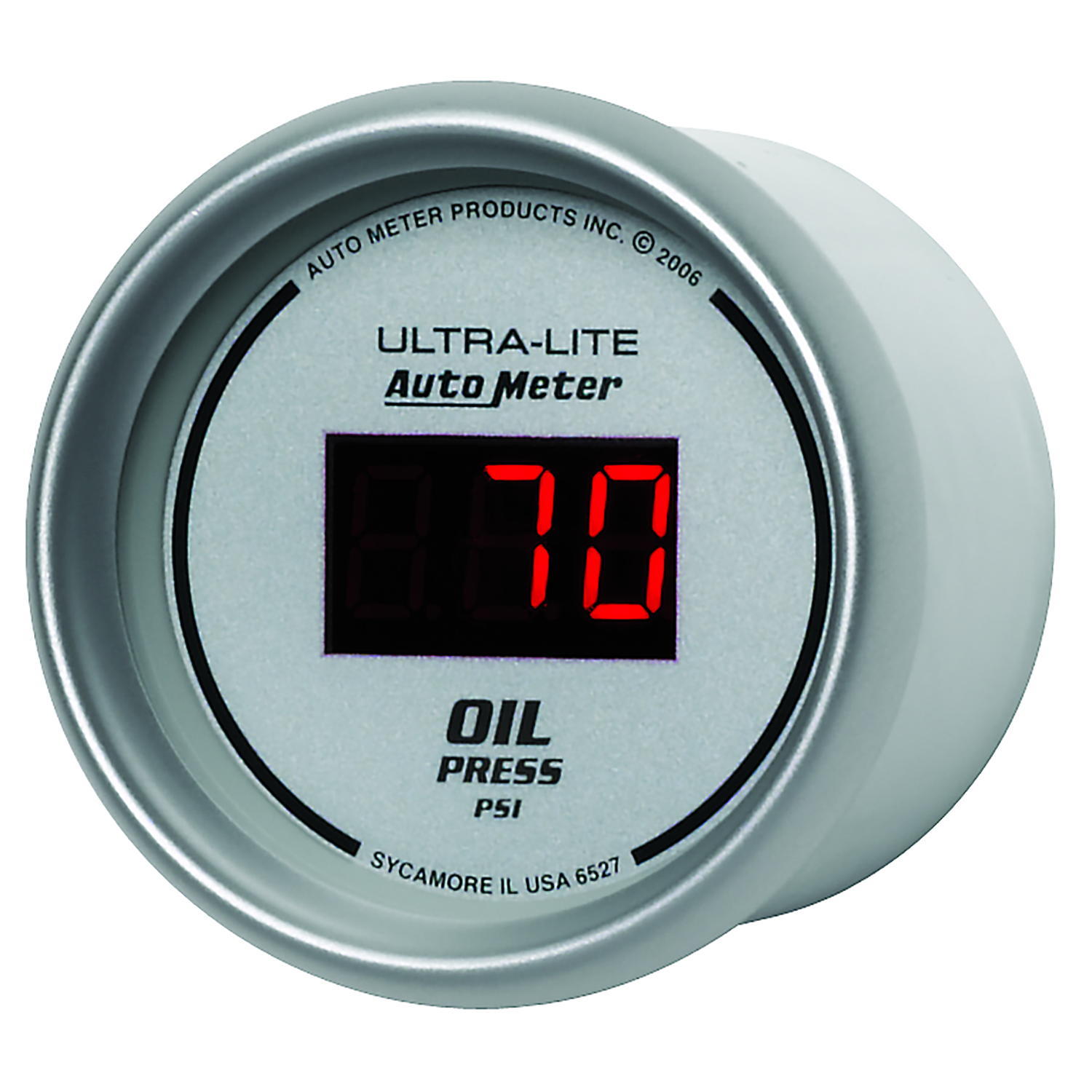 2-1/16" Oil Pressure, 5-100 Psi, Ultra-Lite Digital