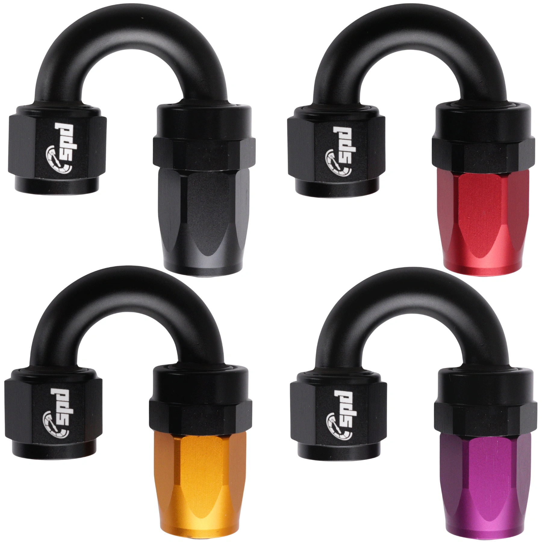 AN16 hose end -180 °