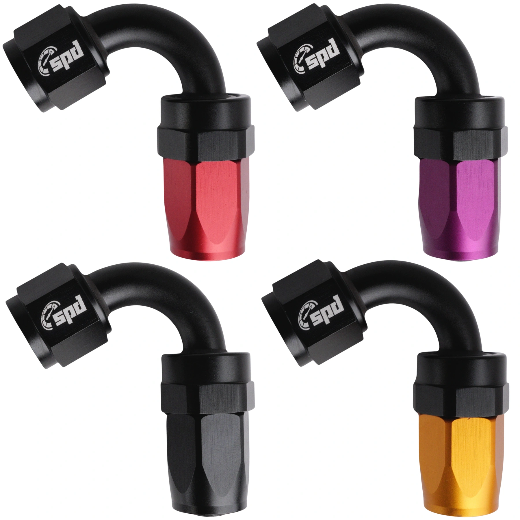 An8 hose end -120 °