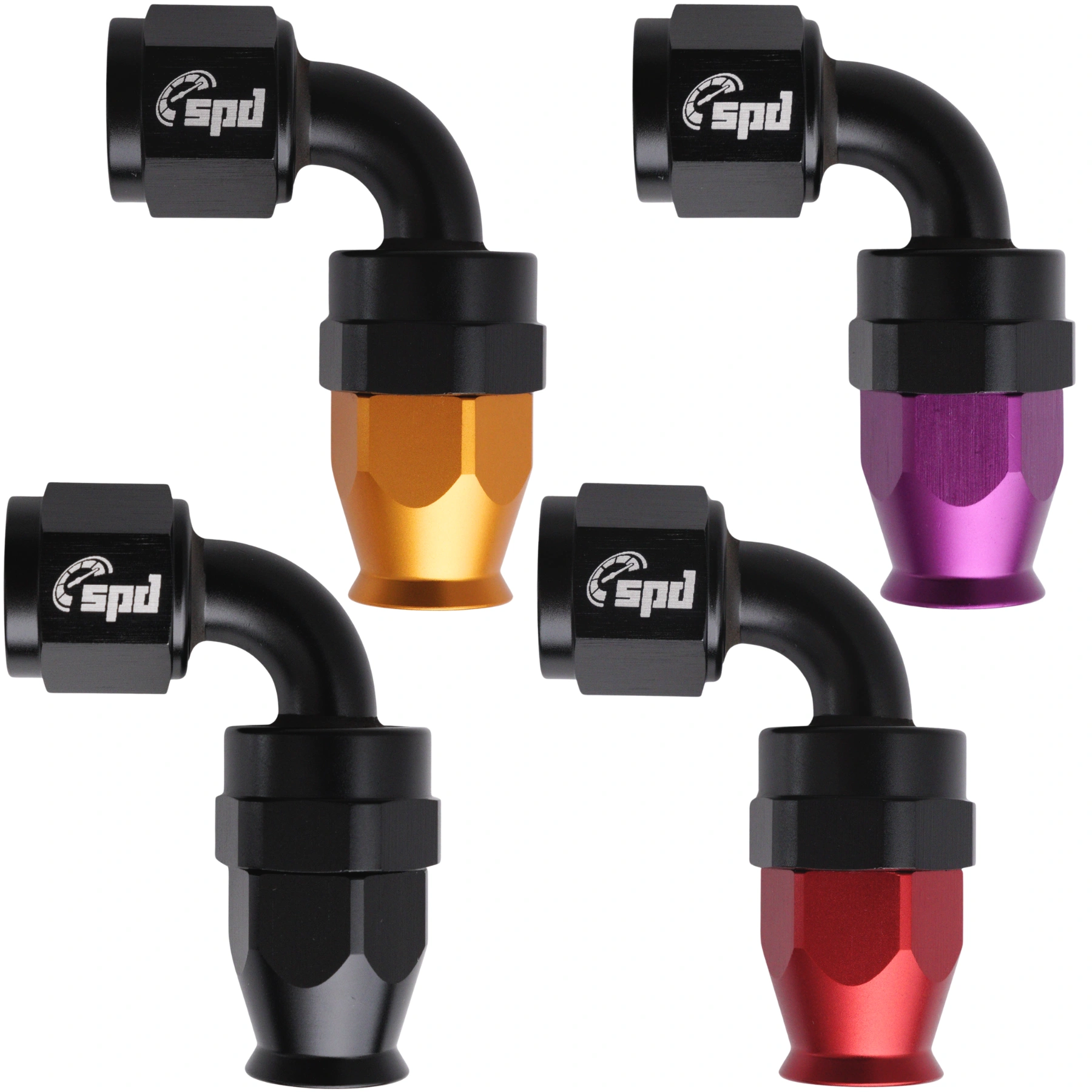 AN16 hose end 90 ° PTFE