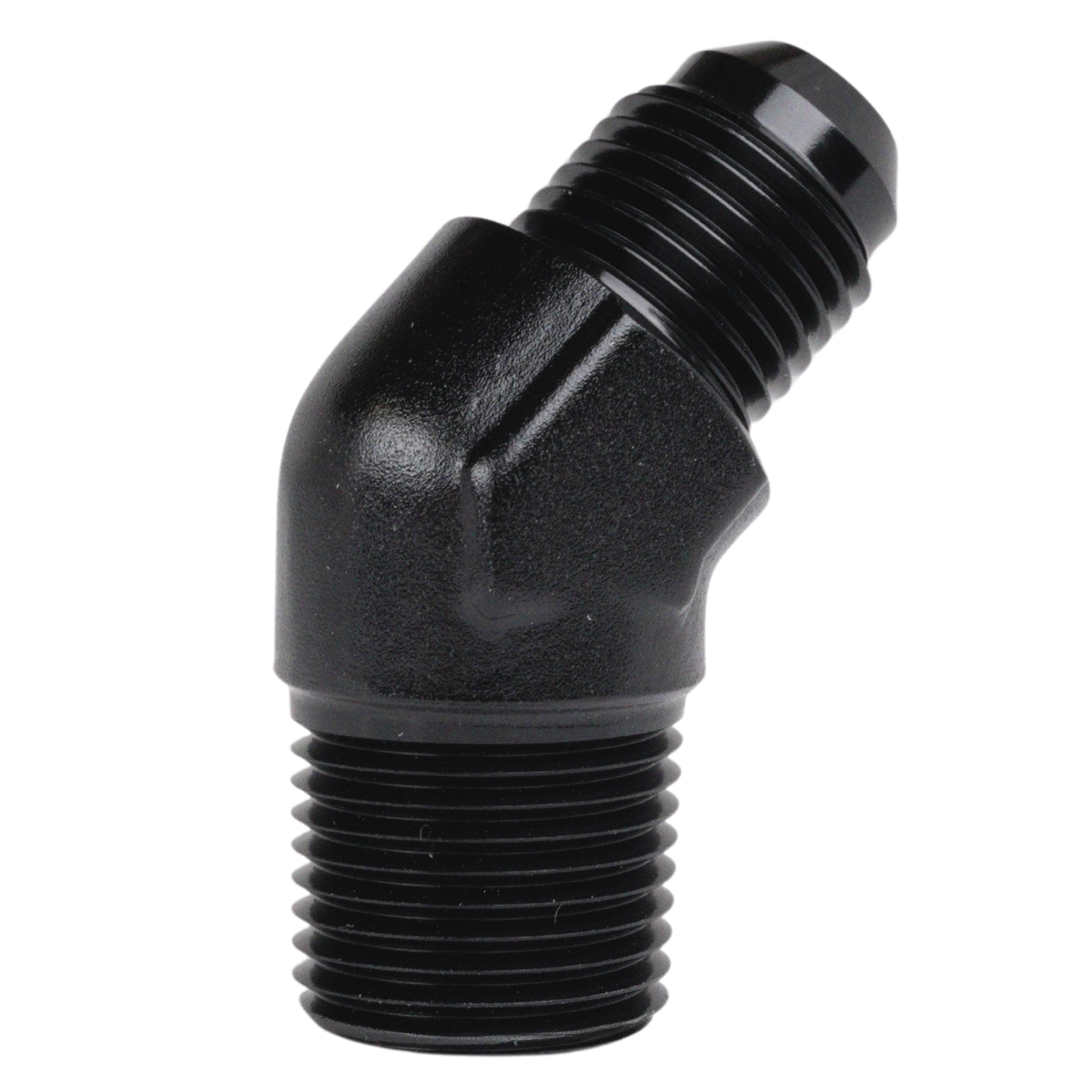AN4 - 1/4" NPT Adapter forged 45 °