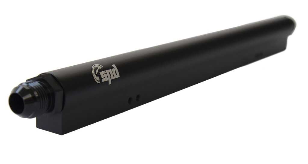SPD fuel rail EVO 4G63 svart