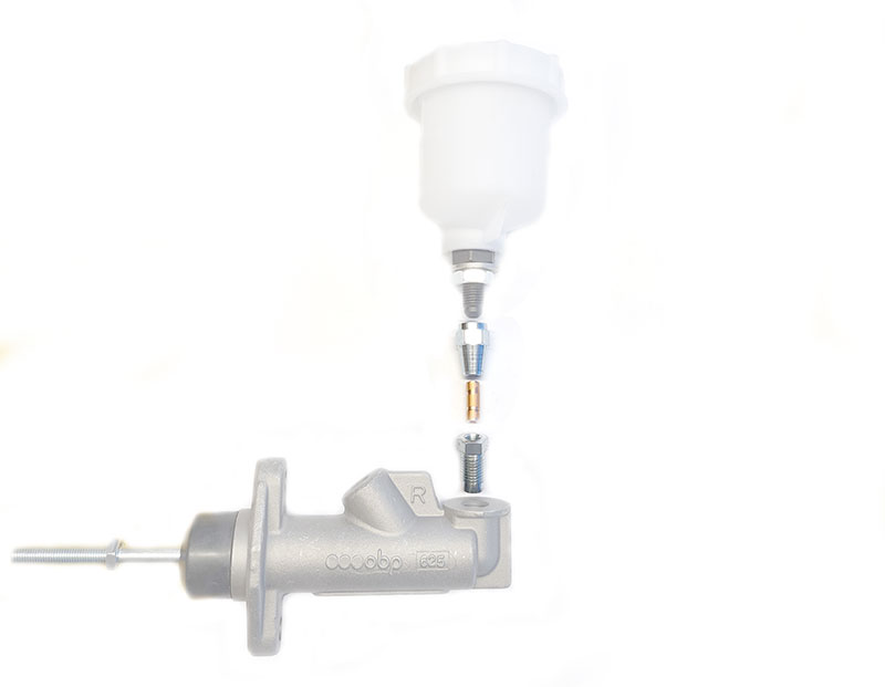 Brake pipe mounting kit inlet