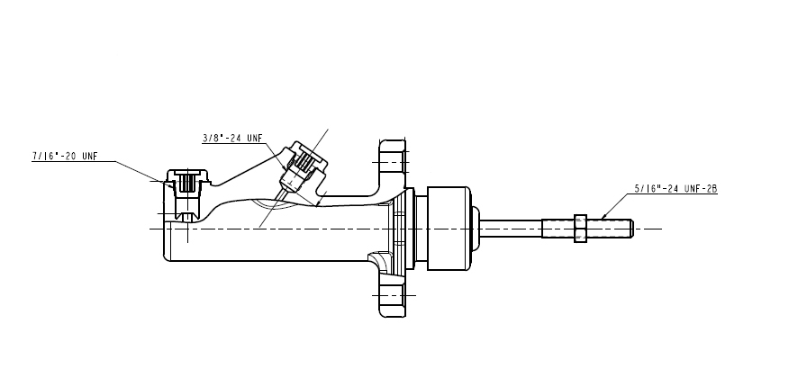 Master cylinder 0,625" (Girling)