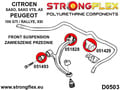 Front anti roll bar mount