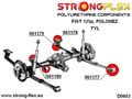 Rear suspension front spring bush sport