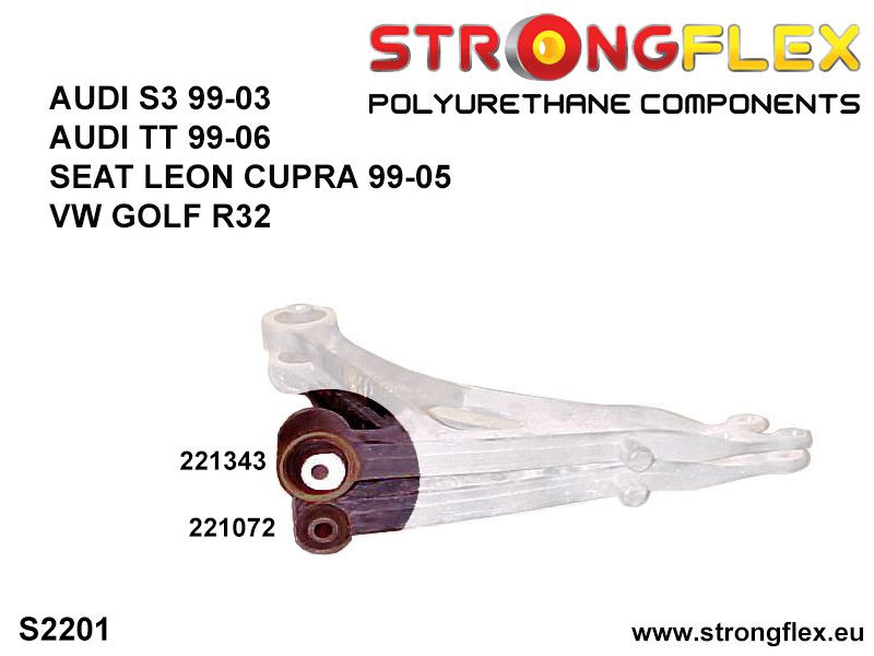 Front wishbone front bush 45mm SPORT