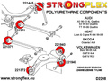 Rear wishbone inner bush