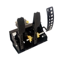 OBP Floor mounted pedal box 3 pedals 2x master cylinders (Cable Clutch)