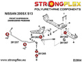 Front anti roll bar link bush SPORT