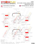 Rear upper inner & outer suspension bush