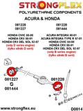 Shift lever stabilizer bush