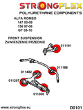 Front suspension bush kit SPORT