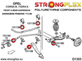 Front & rear suspension bush kit SPORT