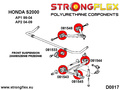 Front suspension bush kit SPORT AP1 AP2