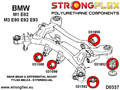 Rear diff front mounting bush