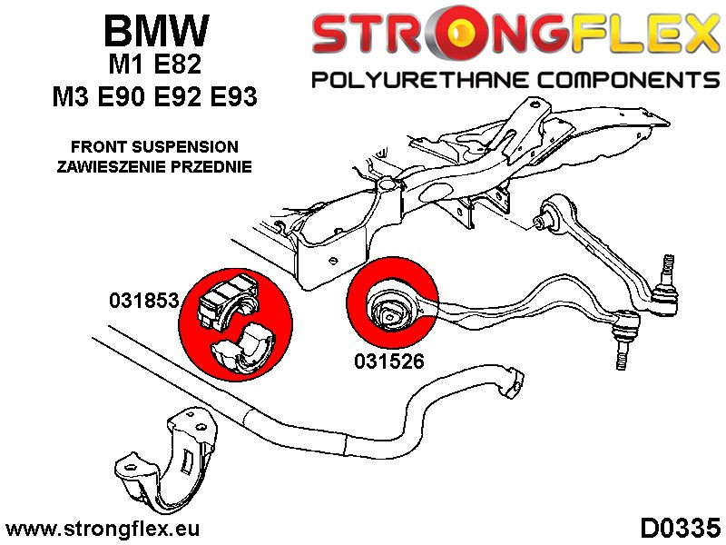Front wishbone bush SPORT