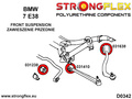 Front lower tie bar to chassis bush 66mm SPORT