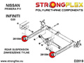 Rear beam mount bush