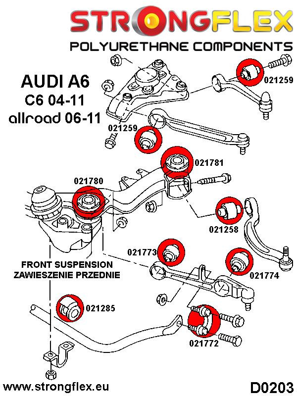 Front subframe - front bush