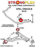 Front lower wishbone front bush