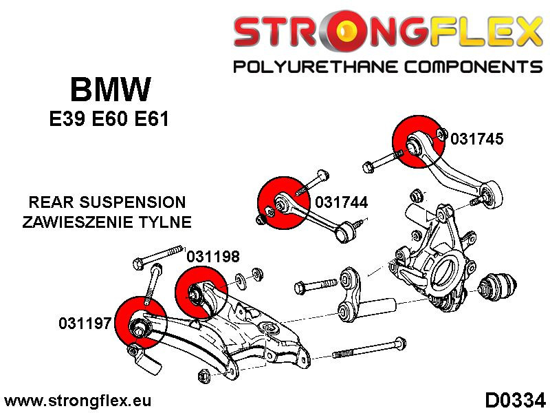 Full suspension bush kit E39 Touring SPORT