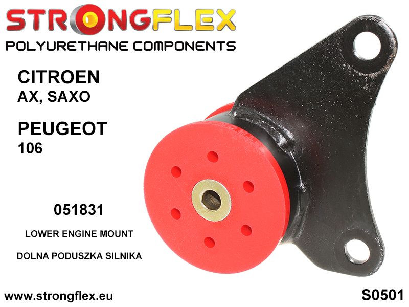Lower engine mount