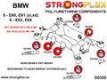 Rear beam bush kit
