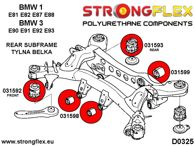 Suspension bush kit SPORT