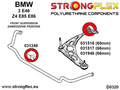 Front lower arm bushes - eccentric 66mm SPORT