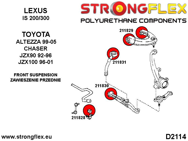 Full suspension bush kit