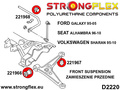 Front anti roll bar bush SPORT