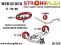 Front lower arm – rear bush