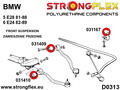 Suspension bush kit SPORT