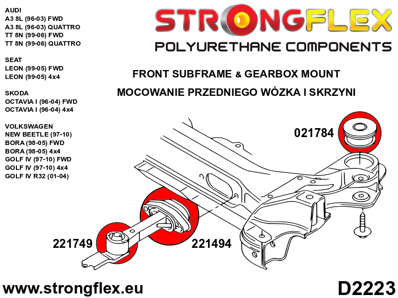 Front subframe bush