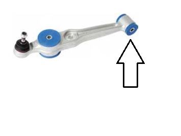 Saab 900 94-98 Front control arm bushing, inner polyuretan