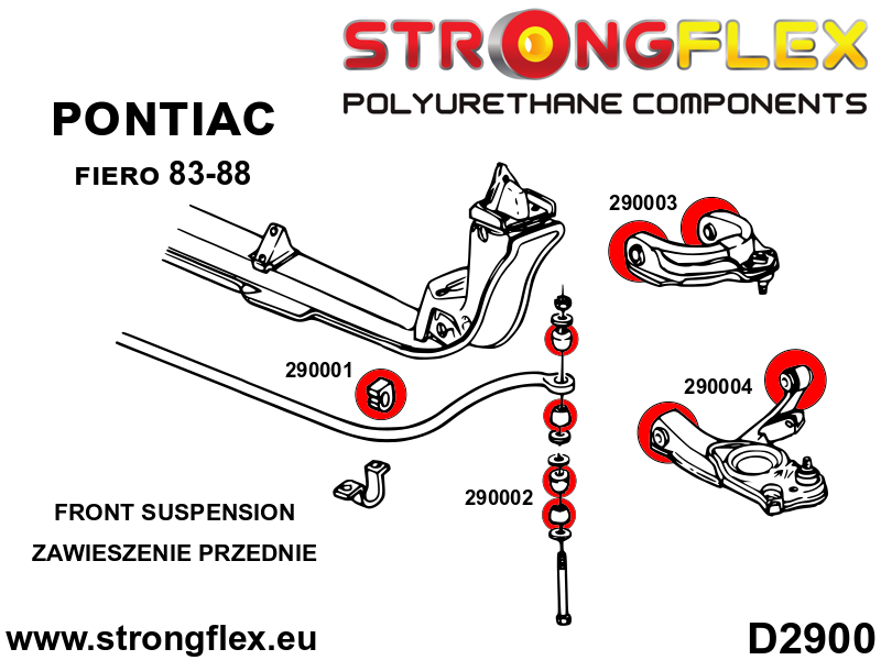 Front lower arm bush SPORT
