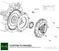 Adapter kit Volvo "White" engine - BMW ZF GS6-53DZ Gearbox