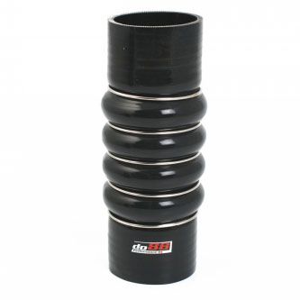 Silicone hose Black Flex Connection 4-Humps 4'' (102mm)